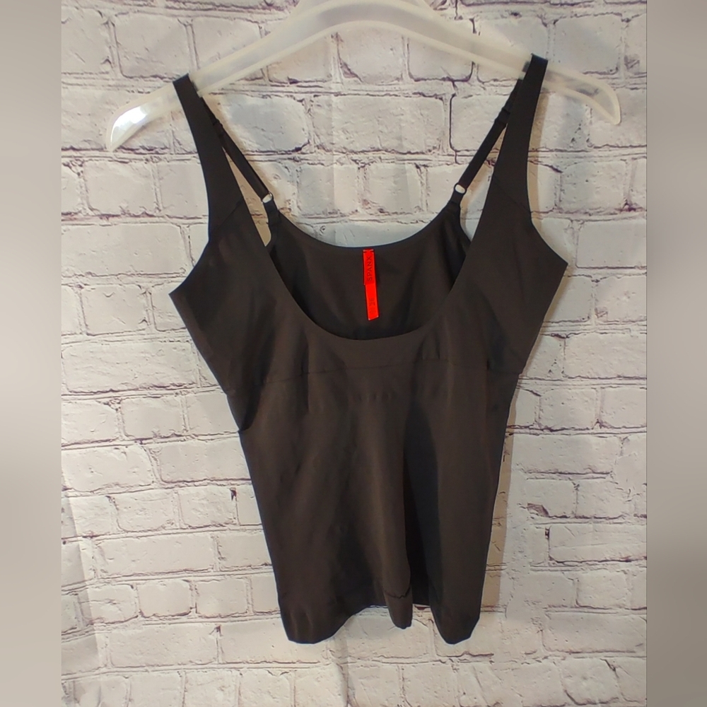 Spanx Open Bust Shaper Black Cami Top 3X